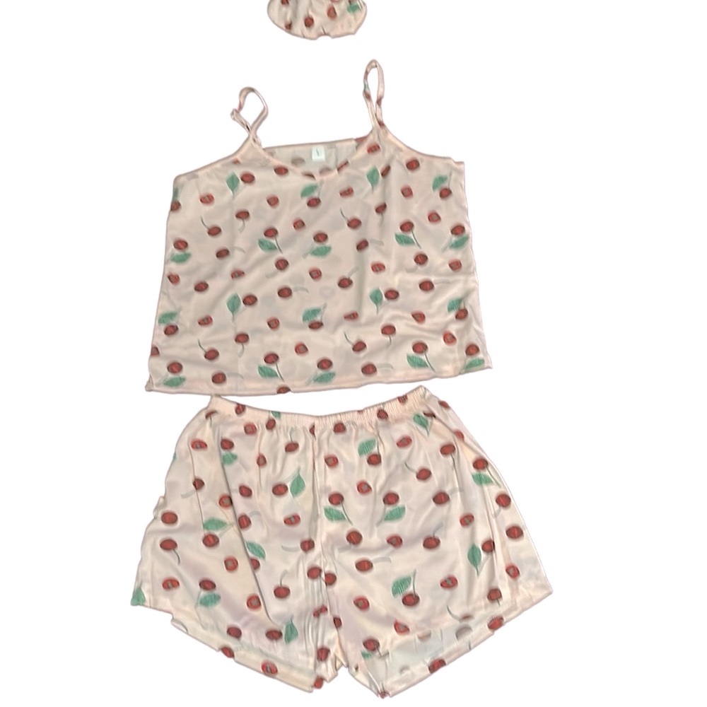 Large Size Pj’s with mask pink New - Picture 1 of 8